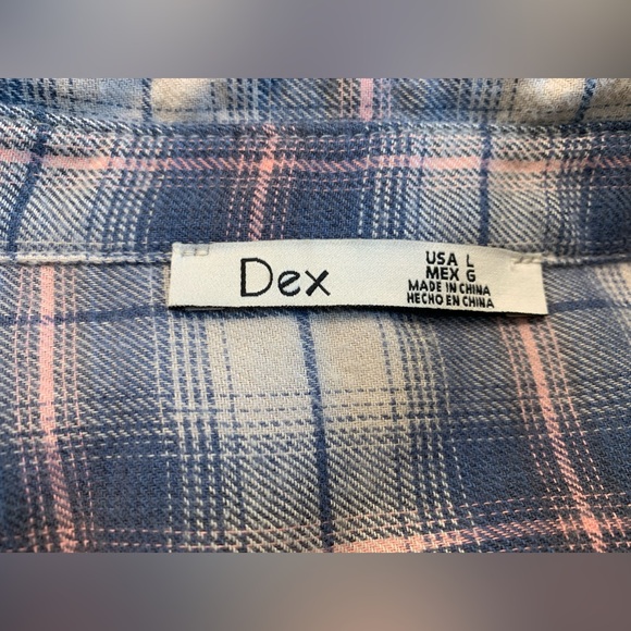 DEX flannel button down - Picture 6 of 8